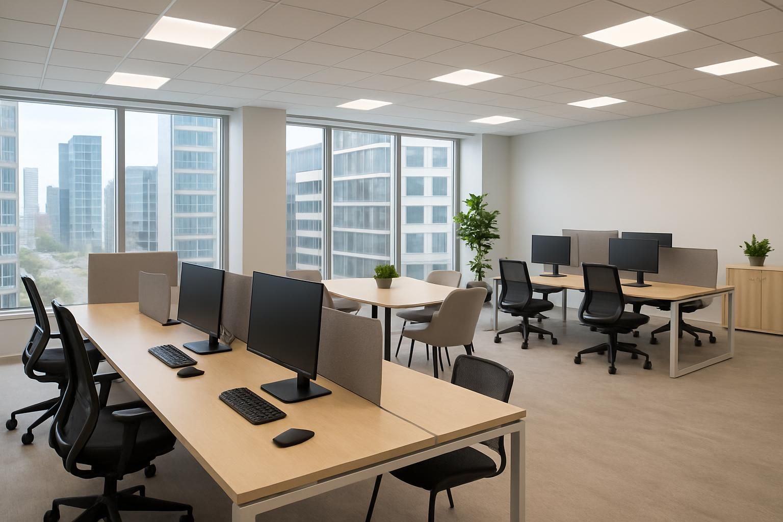 découvrez des espaces de travail alliant ergonomie et convivialité, offrant un confort bien supérieur à celui de votre domicile pour booster votre productivité.