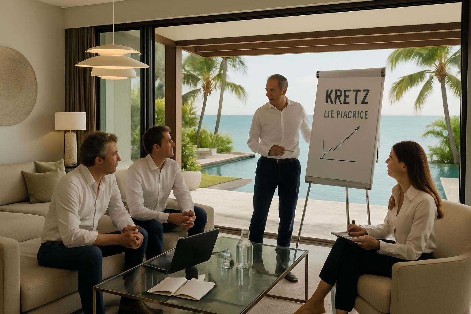 les kretz (l'agence) poursuivent leur expansion en découvrant un nouvel eldorado, une opportunité prometteuse pour s'implanter et développer leur activité.